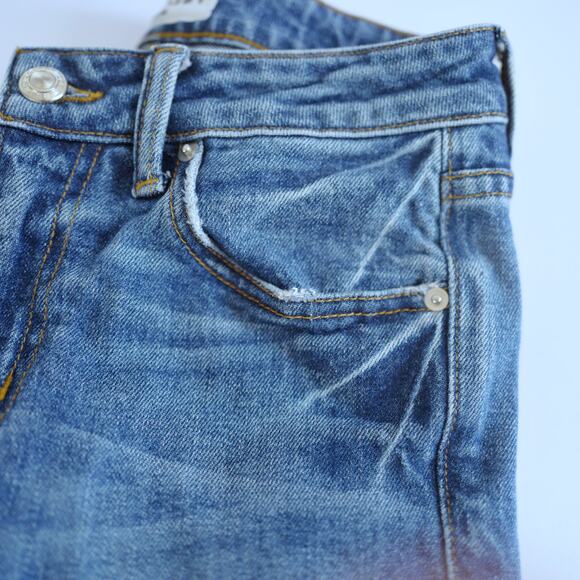 DEREK LAM 10 CROSBY GIA High Rise Crop Flare Jeans | Italian Denim | Sz 25" NEW - Picture 15 of 15